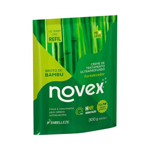 Creme de Tratamento Broto de Bambu Refil Com 300G Novex Creme de Tratamento Broto de Bambu Refil Com 300G Novex