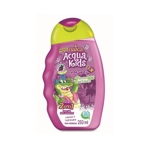Acqua Kids Shampoo 2X1 Uva E Aloe Veg Acqua Kids Shampoo 2X1 Uva E Aloe Veg