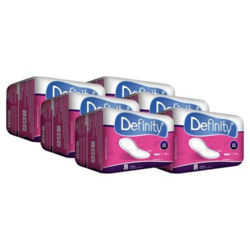 Kit c/6 Absorventes Definity Normal Sem Abas