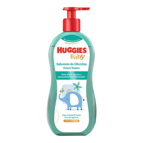 Sabonete Líquido Huggies Extra Suave Para Bebê 600Ml