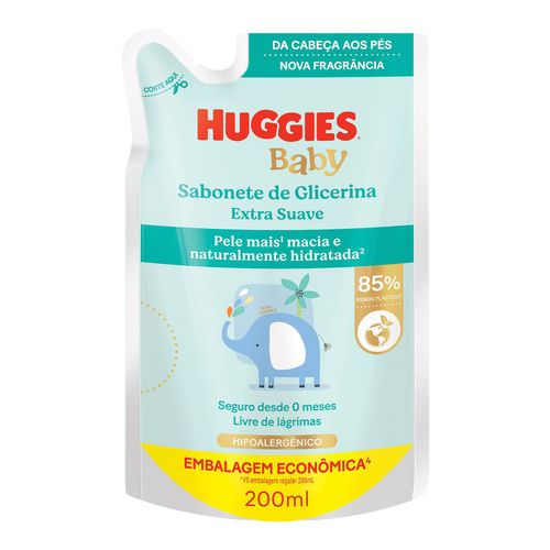 716561---Sabonete-Liquido-Huggies-Extra-Suave-Refil-200ml 716561---Sabonete-Liquido-Huggies-Extra-Suave-Refil-200ml