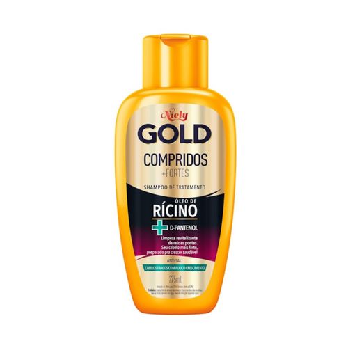 Shampoo Niely Gold Compridos + Fortes 275ml Shampoo Niely Gold Compridos + Fortes 275ml