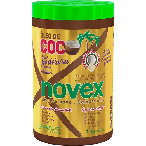 Creme De Tratamento Novex Óleo De Coco 1kg Creme De Tratamento Novex Óleo De Coco 1kg