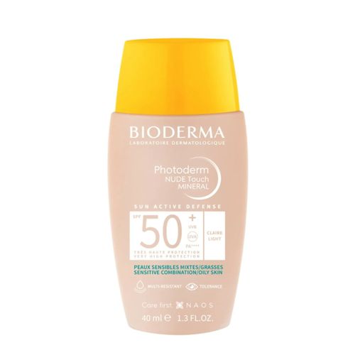 Bioderma Protetor Solar Facial Photoderm Nude Touch FPS50+ Claro 40ml Bioderma Protetor Solar Facial Photoderm Nude Touch FPS50+ Claro 40ml