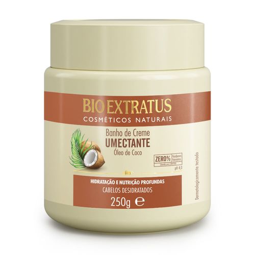 Banho de Creme Umectante Óleo Coco 250g Bio Extratus