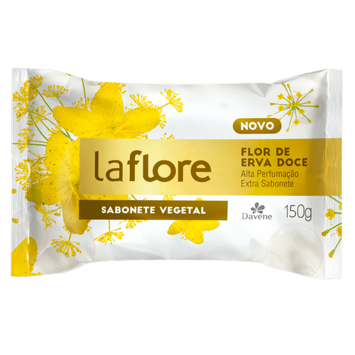 Kit c/9 Davene Sabonete Laflore Erva Doce 150g