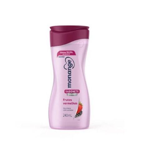 Kit c/9 Sabonete Liquido Monange 240ml Frutas Vermelhas Kit c/9 Sabonete Liquido Monange 240ml Frutas Vermelhas