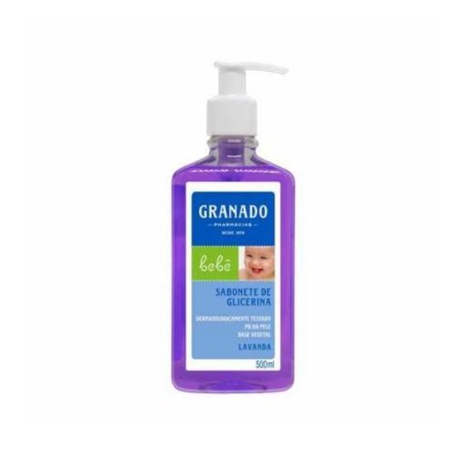 Kit c/9 Sabonete Liquido Infantil Granado Bebê 500ml Lavanda Kit c/9 Sabonete Liquido Infantil Granado Bebê 500ml Lavanda