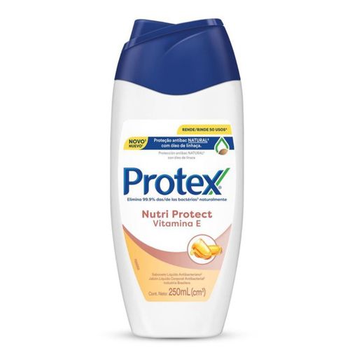 Kit c/9 Sabonete Liquido Protex 250ml Vitamina E
