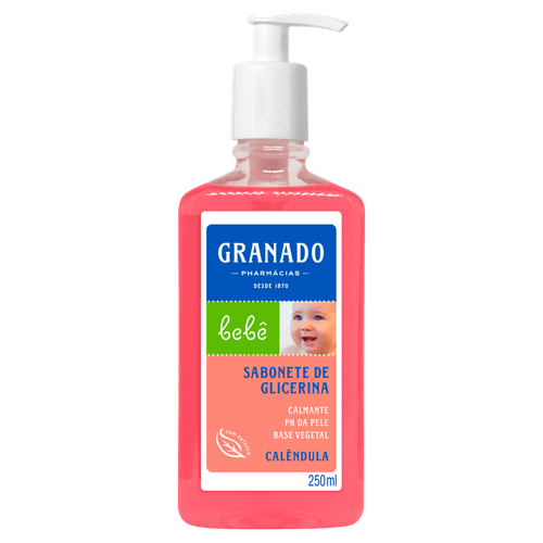 Kit c/9 Sabonete Liquido Infantil Granado Bebê 250ml Calendula Kit c/9 Sabonete Liquido Infantil Granado Bebê 250ml Calendula