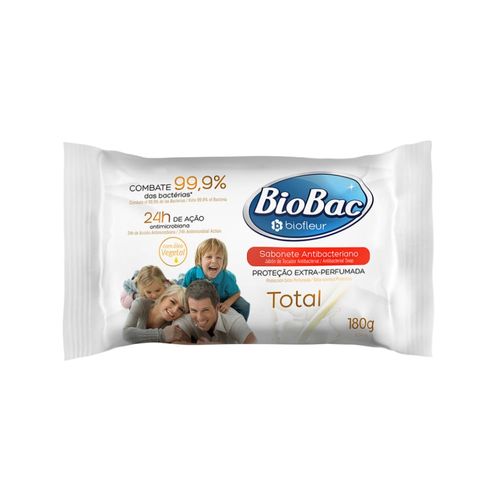 Kit c/9 Biofleur Sabonete 180g Biobac Total Kit c/9 Biofleur Sabonete 180g Biobac Total