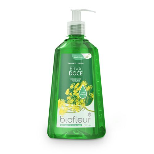 Kit c/9 Biofleur Sabonete Líquido Erva Doce