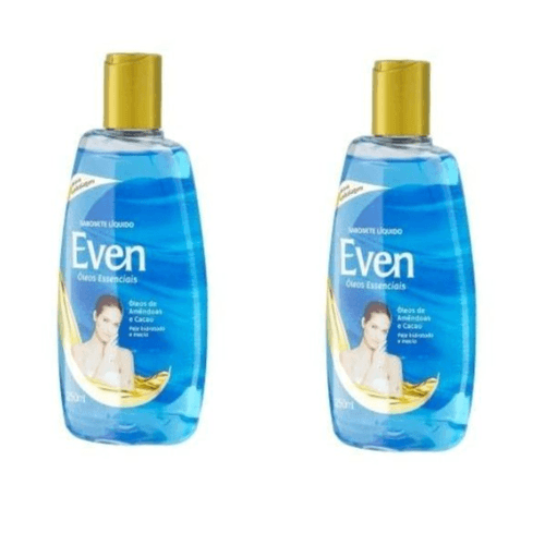 Kit c/2 Sabonetes Líquido Even 250ml Óleos De Amêndoas E Cacau