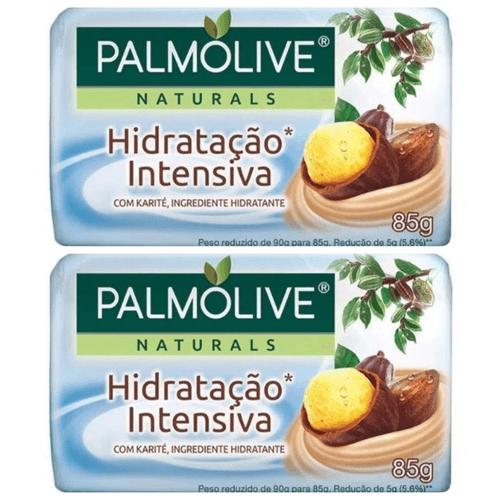 Kit c/2 Sabonetes em Barra Palmolive Naturals Hidratação Intensiva 85g