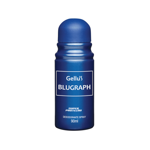 Kit c/3 Unidades de Desodorante Spray Gellus 90ml Blue Graphic
