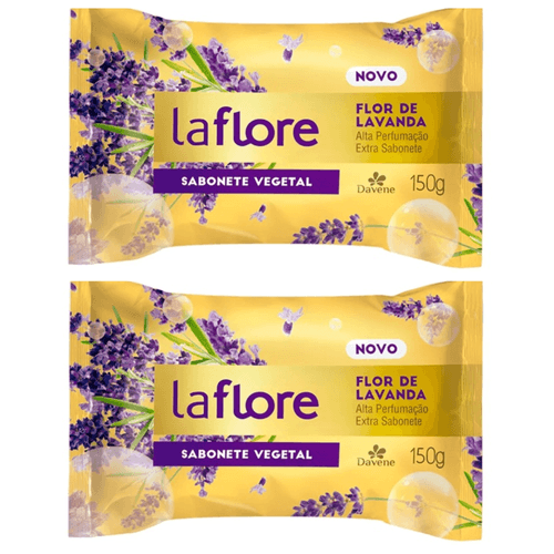 Kit c/2 Sabonetes Davene Laflore Lavanda150g cada