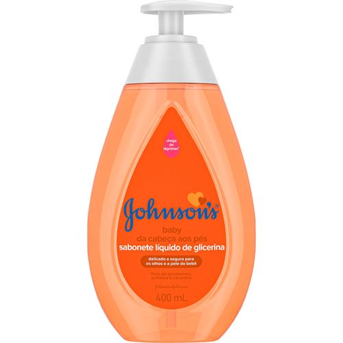 Kit c/2 Sabonete Liquido Johnson & Johnson Baby Da Cabeça Aos Pés 400ml Kit c/2 Sabonete Liquido Johnson & Johnson Baby Da Cabeça Aos Pés 400ml