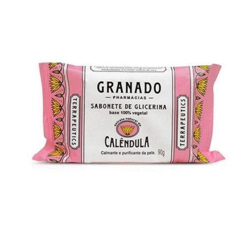 Kit c/2 Sabonete Granado Glicerina 90g Calendula
