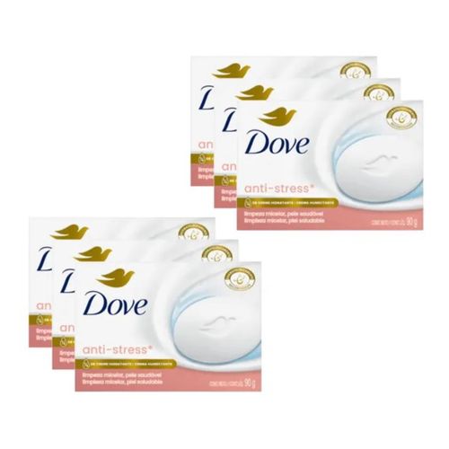 Kit c/6 Sabonetes Dove 90g Micelar Anti-Stress
