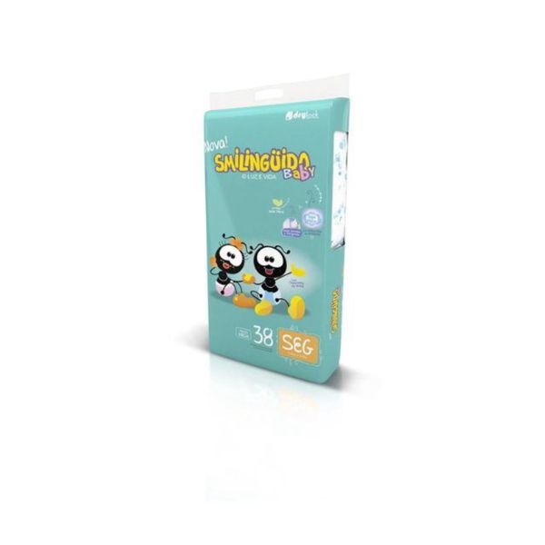 Kit 9 Fraldas Smilinguido Jumbinho Seg 38 Um
