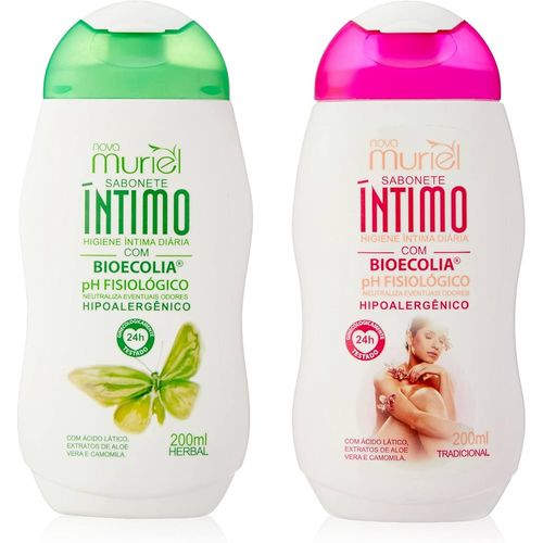 Kit Sabonete Intimo Tradicional + Herbal 200ml