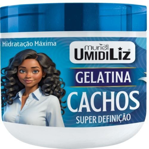 Gelatina Muriel Umidiliz Super Definição Cachos Blend Óleos 500g Gelatina Muriel Umidiliz Super Definição Cachos Blend Óleos 500g