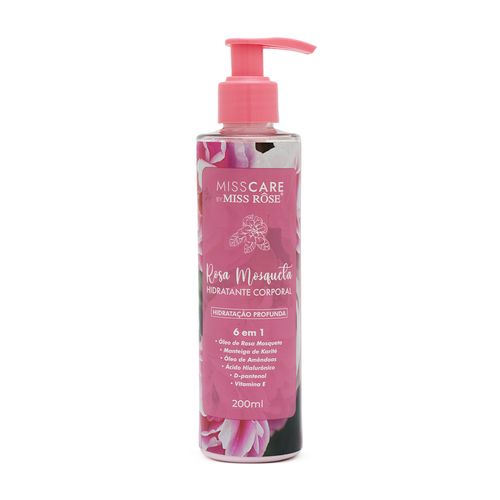 Hidratante Corporal Rosa Mosqueta 200Ml Miss Rose Hidratante Corporal Rosa Mosqueta 200Ml Miss Rose