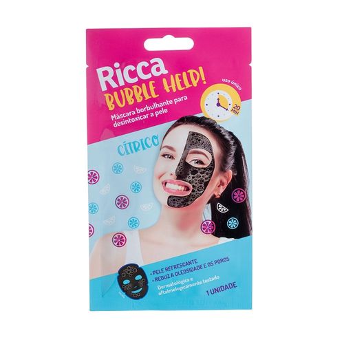 Máscara Borbulhante Para Desintoxicar A Pele Ricca Máscara Borbulhante Para Desintoxicar A Pele Ricca
