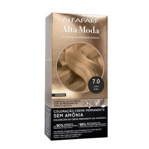 Tintura Color Alta Moda S/Amônia 7.0 Louro