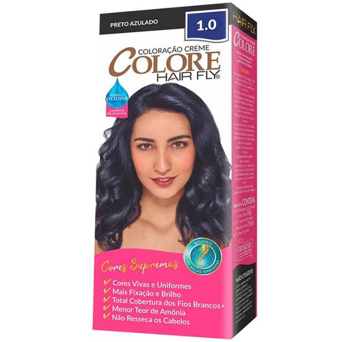 Tintura Colore Creme 50g 1.0 Preto Azulado Tintura Colore Creme 50g 1.0 Preto Azulado
