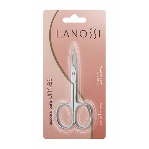 Tesoura Unha Lanossi Reta