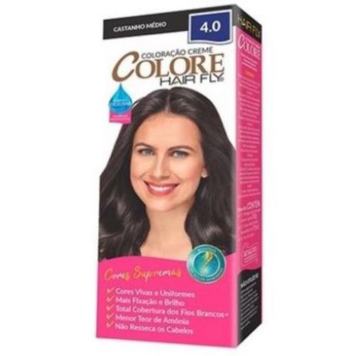 Tintura Colore Creme 50g 4.0 Castanho Médio Tintura Colore Creme 50g 4.0 Castanho Médio