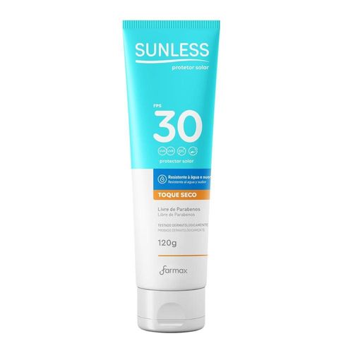 Sunless Protetor Solar Fps30 Toque Seco 120g