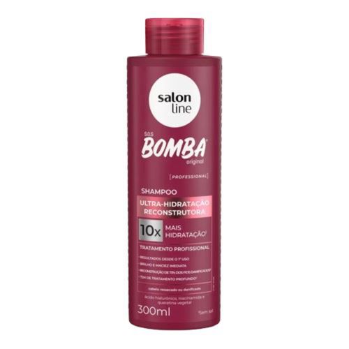 Shampoo Salon Line Sos Bomba 300ml Hidratante Reconstrutora Shampoo Salon Line Sos Bomba 300ml Hidratante Reconstrutora
