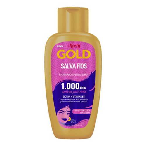 Shampoo Niely Gold 275ml Salvo Fios
