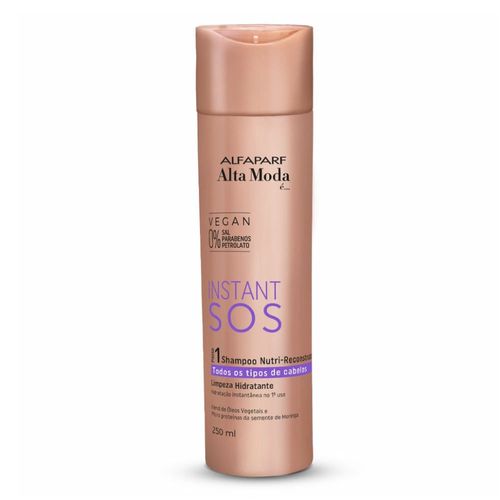 Shampoo Alta Moda Sos Insant 250ml Nutri-Resconstrução