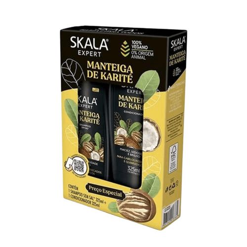 Shampoo + Condicionador Skala 325ml Manteiga Karité