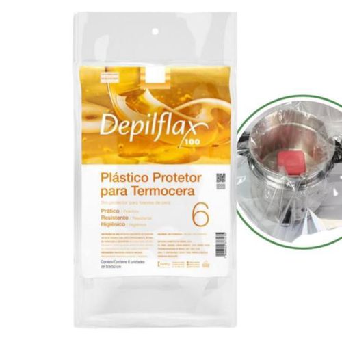 Plástico Depilflax Protetor Para Termocera c/6 Unidades