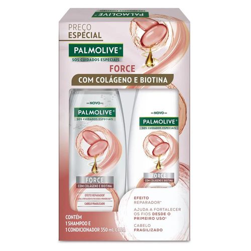 Shampoo + Condicionador Palmolive Sos 350ml Force