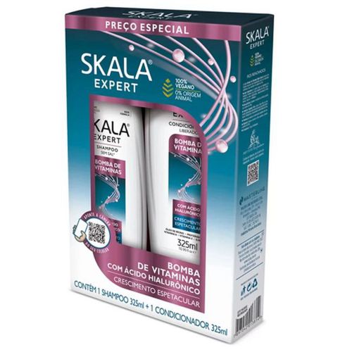 Shampoo + Condicionador Skala 325ml Bomba De Vitaminas