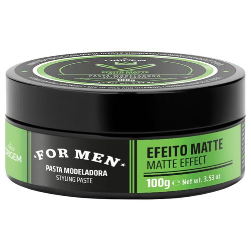 Pomada Modeladora Origem For Men 100g Matte Pomada Modeladora Origem For Men 100g Matte