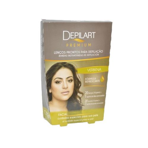 Lenços Depilart P/Depilação Verbena 20 Unidades