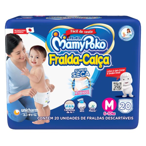 Fralda Calça Mamypoko M 20 Unidades