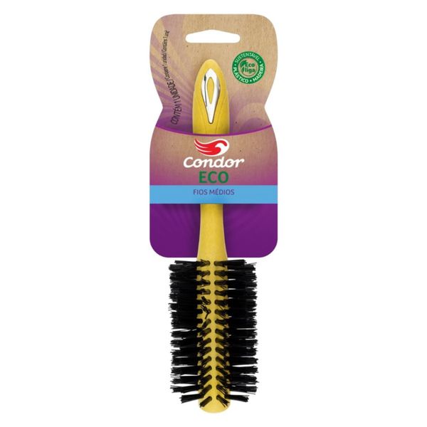 Escova Para Cabelo Fio Médio Condor Eco