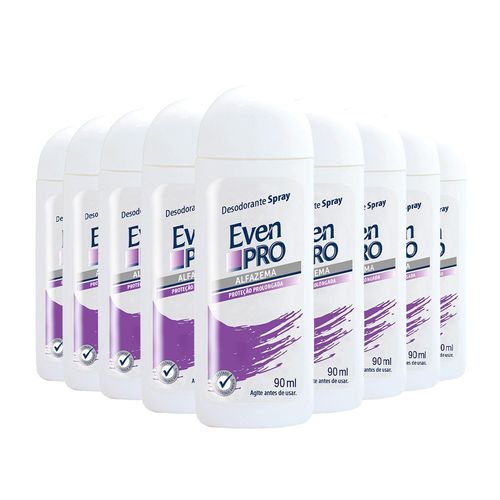 Desodorante Spray Even Pro Alfazema Proteção Prolongada 90ml (Kit com 9 Und) Desodorante Spray Even Pro Alfazema Proteção Prolongada 90ml (Kit com 9 Und)