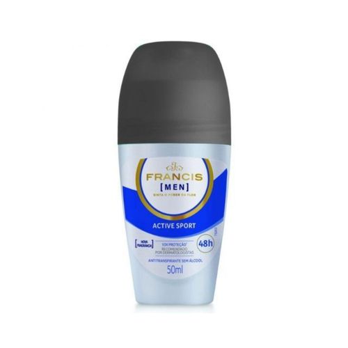 Desodorante Rollon Francis Hydrata 50ml Men Azul Desodorante Rollon Francis Hydrata 50ml Men Azul