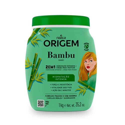 Creme Para Tratamento Origem 1Kg 2 Em 1 Bambu Creme Para Tratamento Origem 1Kg 2 Em 1 Bambu