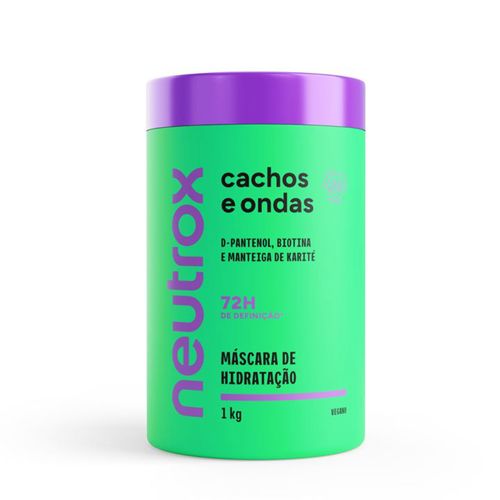 Creme Para Tratamento Neutrox 1 Kg Cachos E Ondas