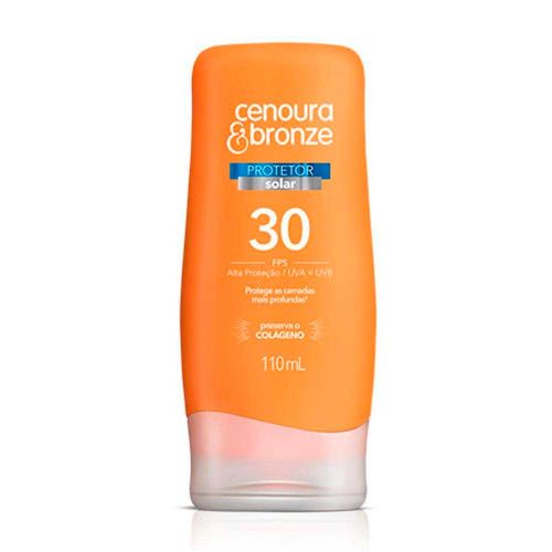 Cenoura & Bronze Protetor Solar Fps30 110ml Cenoura & Bronze Protetor Solar Fps30 110ml