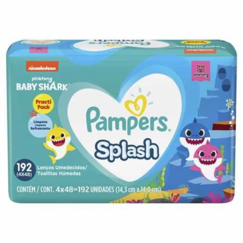 Toalhinhas Umedecida SplaShampoo Pampers Simples 192 Unidades Toalhinhas Umedecida SplaShampoo Pampers Simples 192 Unidades